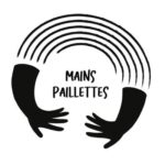 Logo Mains paillettes